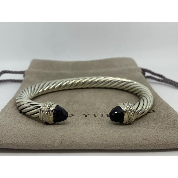 David Yurman Jewelry - David Yurman 7mm Crossover Smoky Quartz & Diamonds